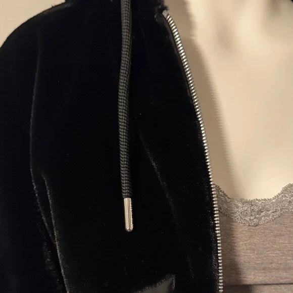 Moose Knuckles Black Hooded Bomber Jacket - Picture 3 of 14